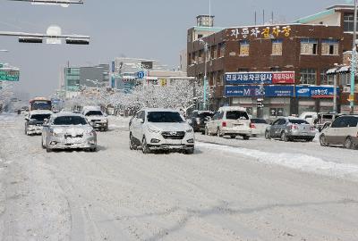 제설현장