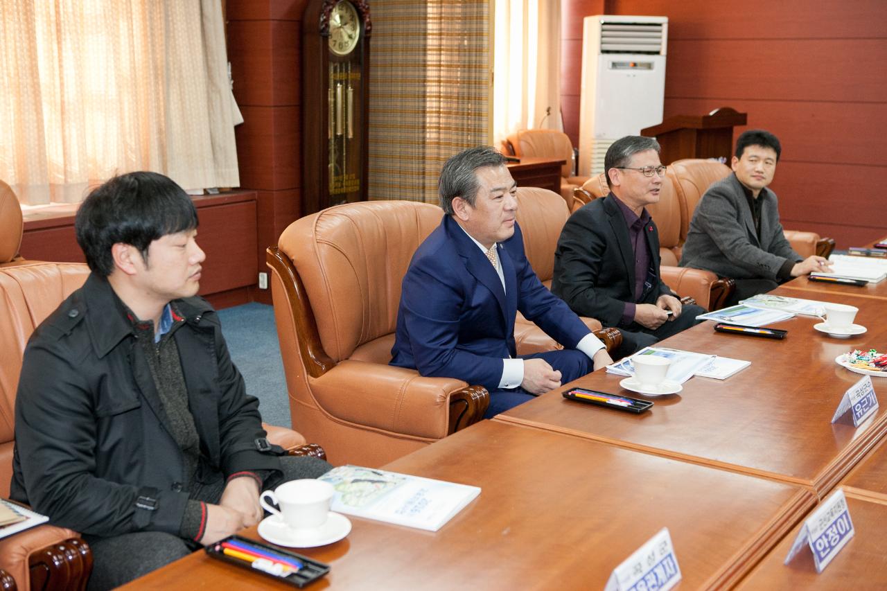 교육지원사업 벤치마킹 곡성군수 방문