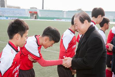 금석배 축구대회 개막식