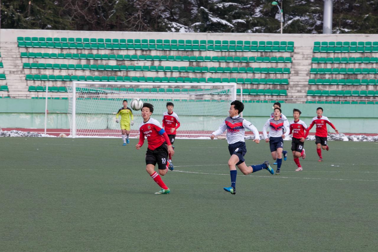 금석배 축구대회 개막식