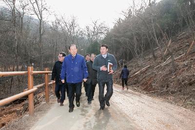 현장 간부회의(월명공원)