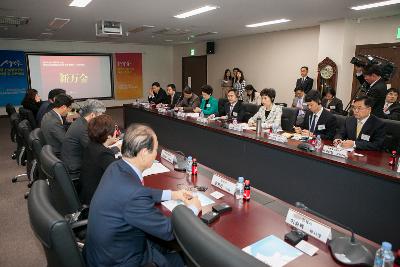 중국 연대시 일행 새만금 방문