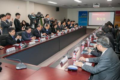 중국 연대시 일행 새만금 방문