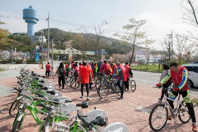 중국 산동성 자전거 동호회 군산방문