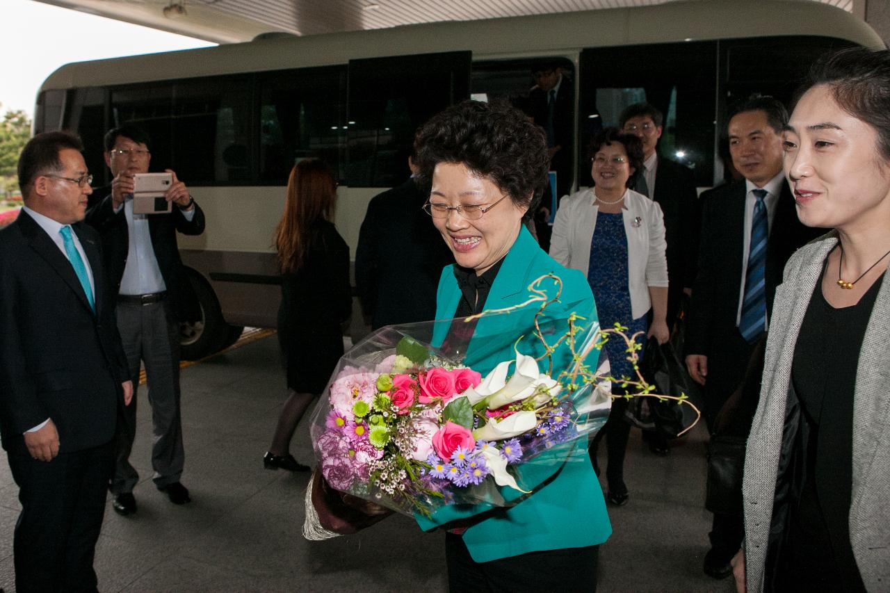 중국 연대시장 방문