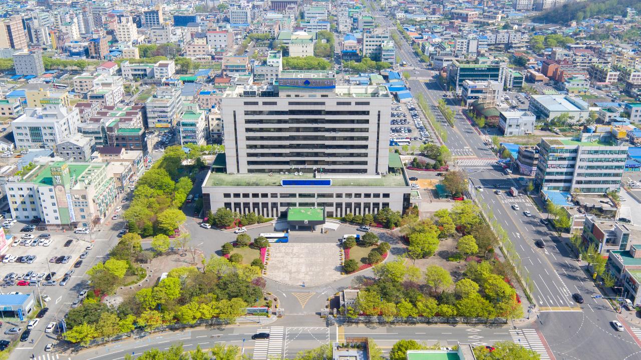 군산시청 드론 사진