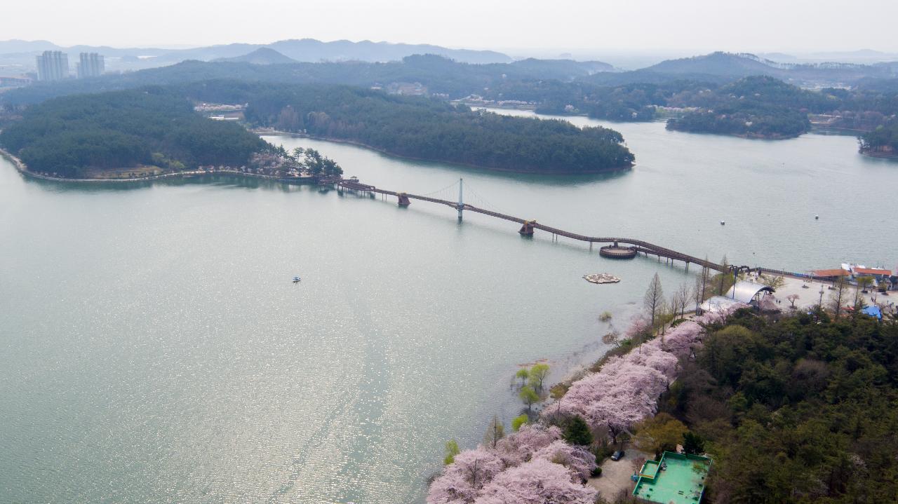 은파 드론 사진