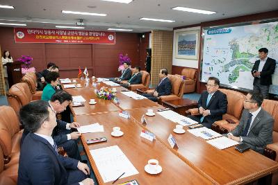 중국 연대시장 방문