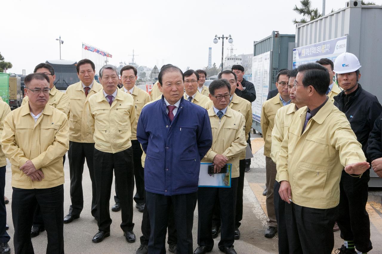 현장 간부회의(내항)