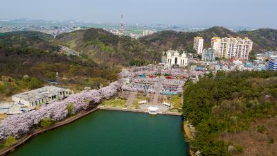 은파 드론 사진