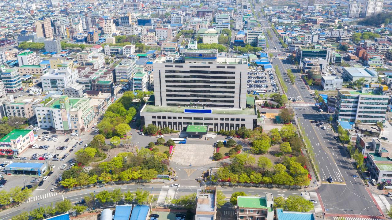 군산시청 드론 사진