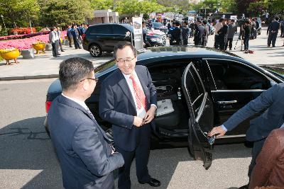 한국GM차 사주기 범시면 결의대회