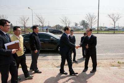 꽁당보리축제장 현장점검