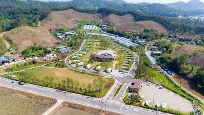 옥산 오토캠핑장 드론 사진