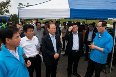 전북도지사 고군산연결도로 방문