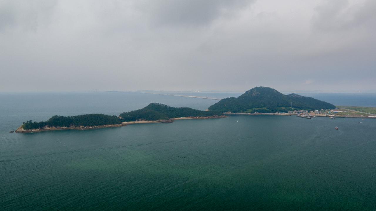 고군산연결도로 드론 사진