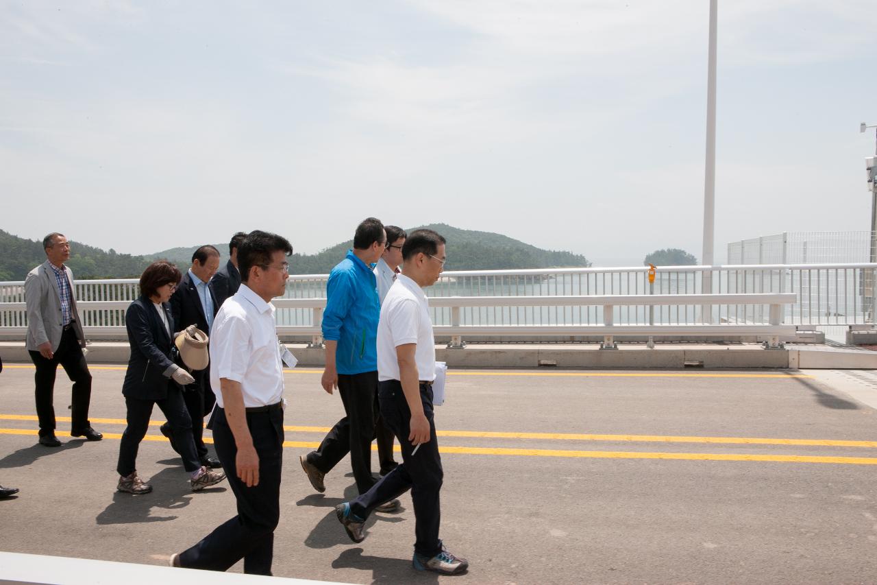 전북도지사 고군산연결도로 방문