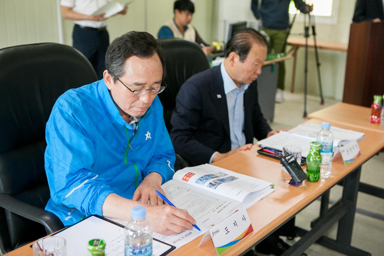 전북도지사 고군산연결도로 방문