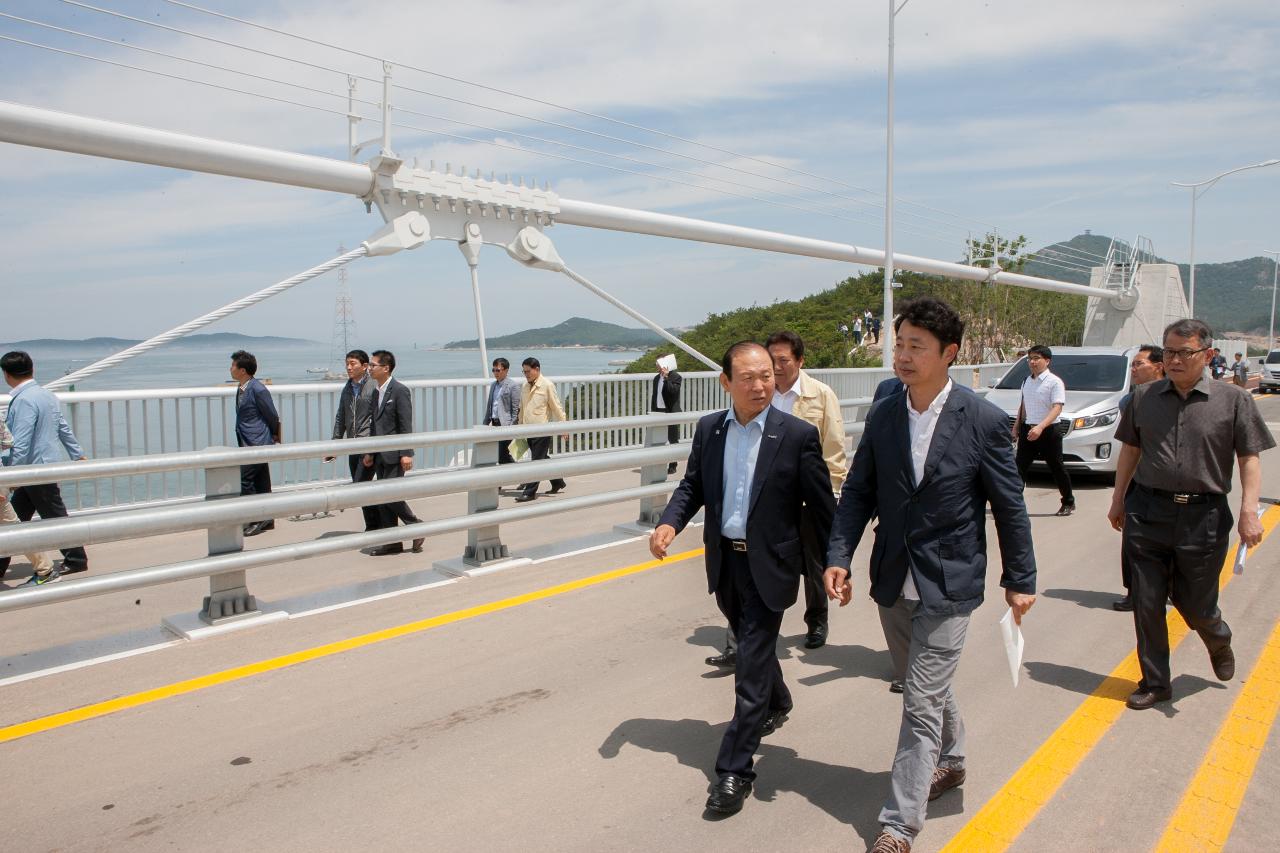 전북도지사 고군산연결도로 방문