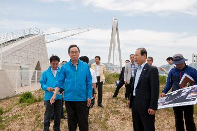 전북도지사 고군산연결도로 방문