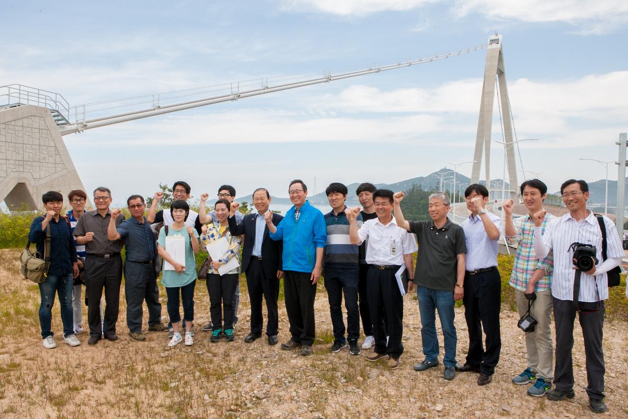 전북도지사 고군산연결도로 방문