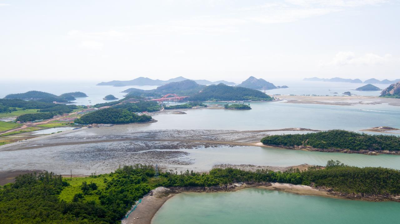 고군산군도 드론 사진