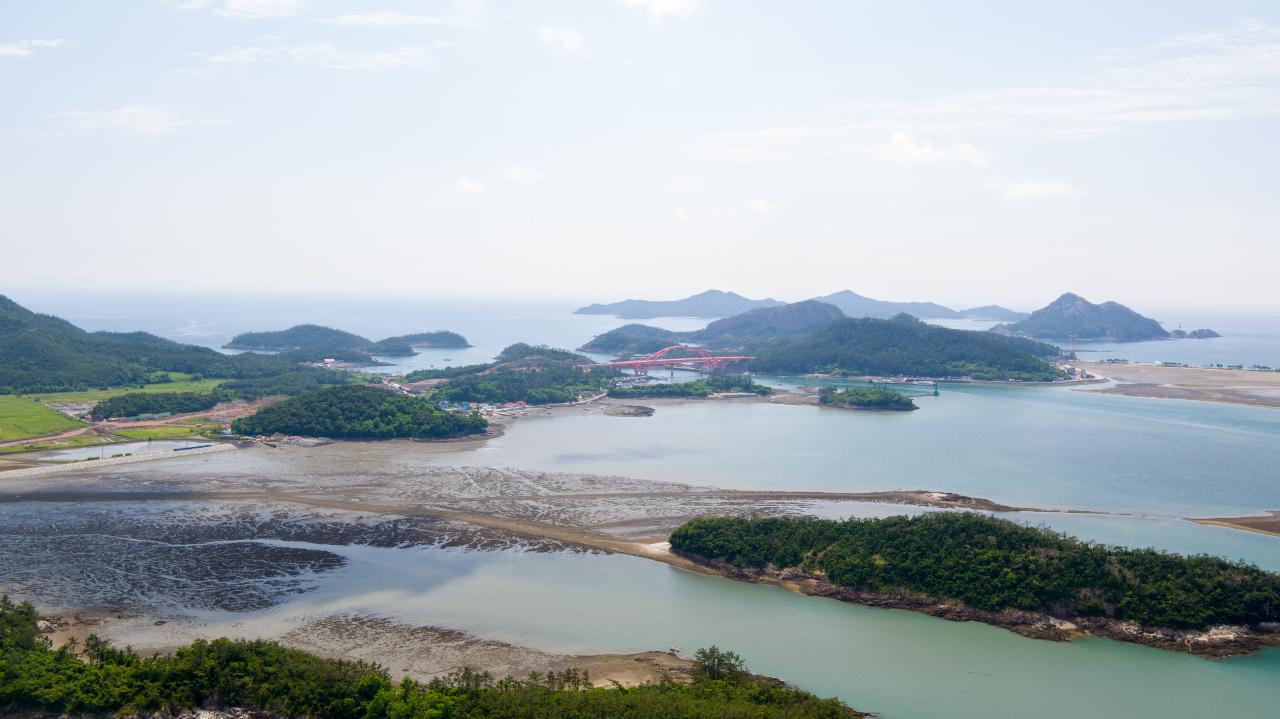 고군산군도 드론 사진