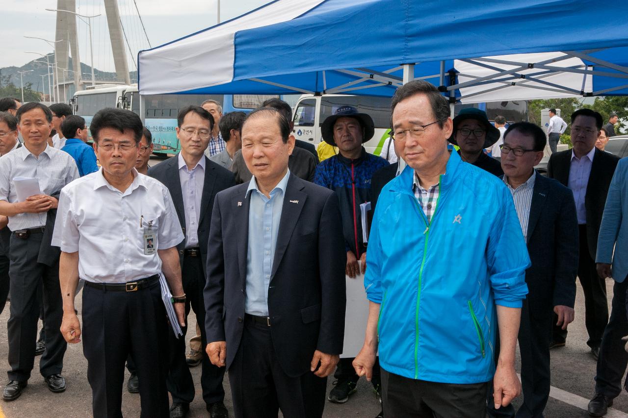 전북도지사 고군산연결도로 방문