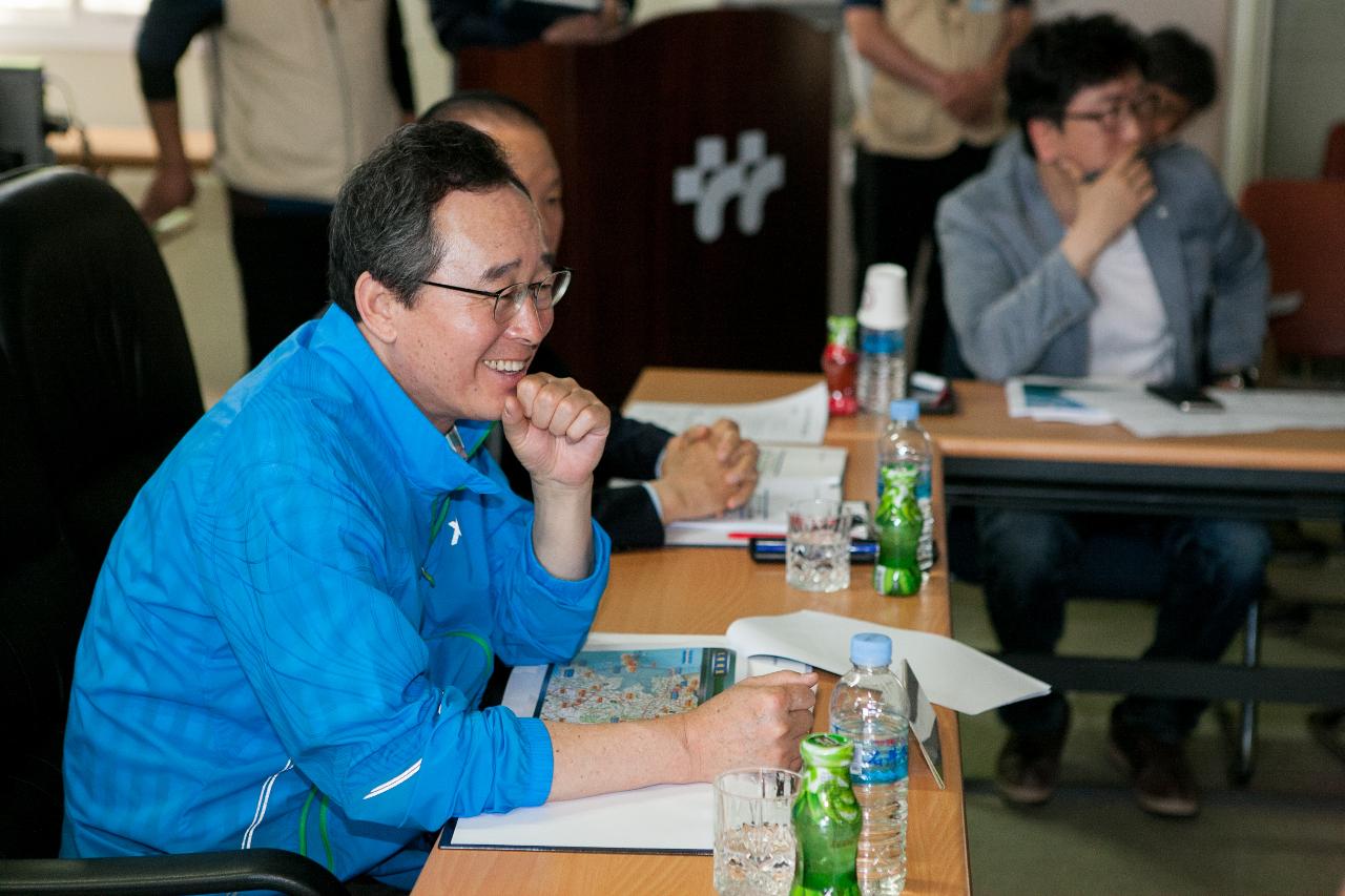 전북도지사 고군산연결도로 방문