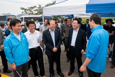 전북도지사 고군산연결도로 방문