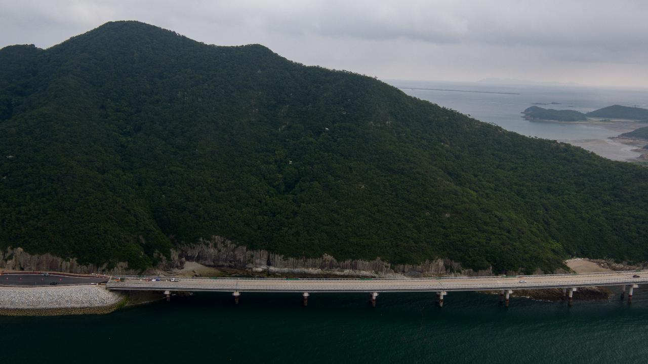 고군산연결도로 드론 사진