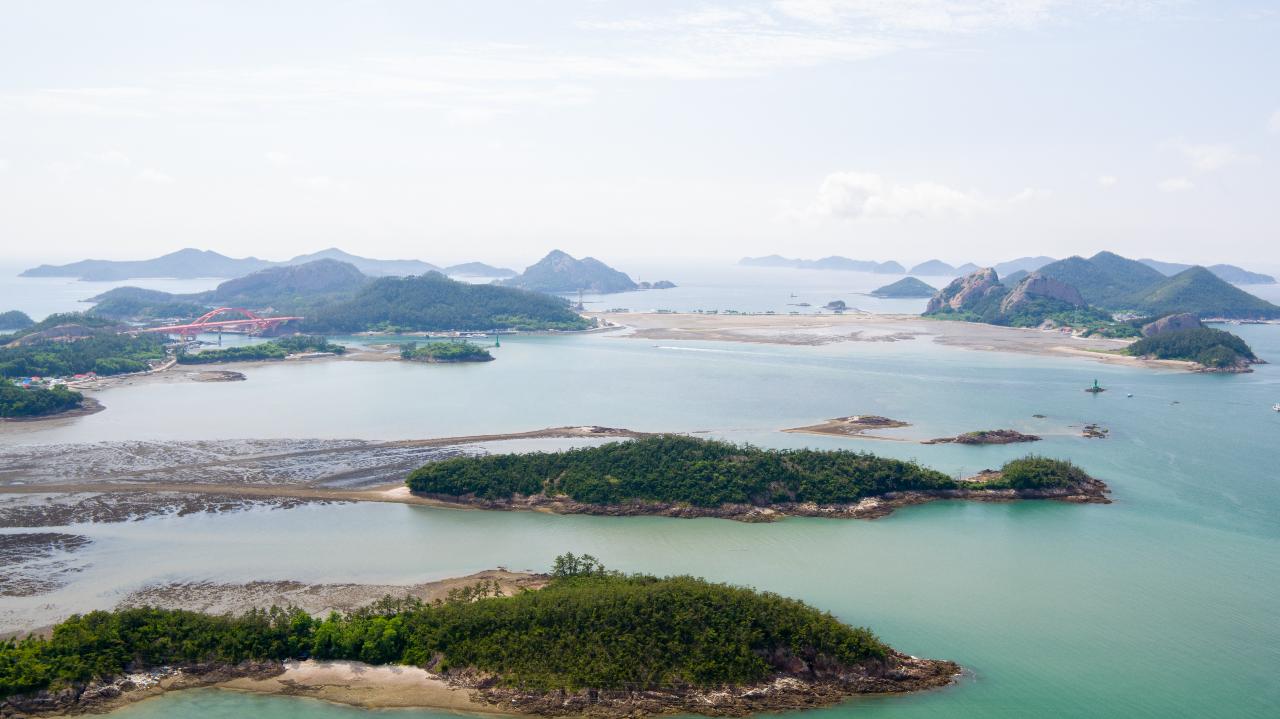 고군산군도 드론 사진