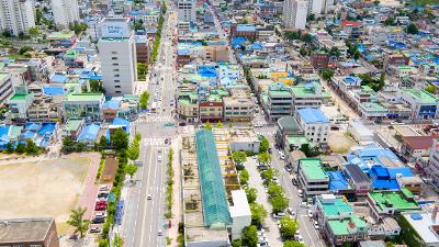 옛 시청 부지 드론 사진