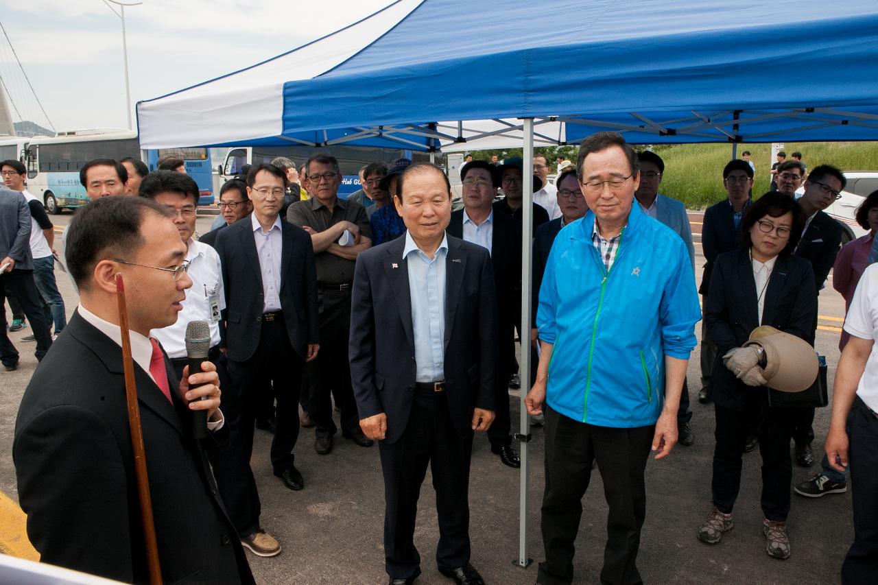 전북도지사 고군산연결도로 방문