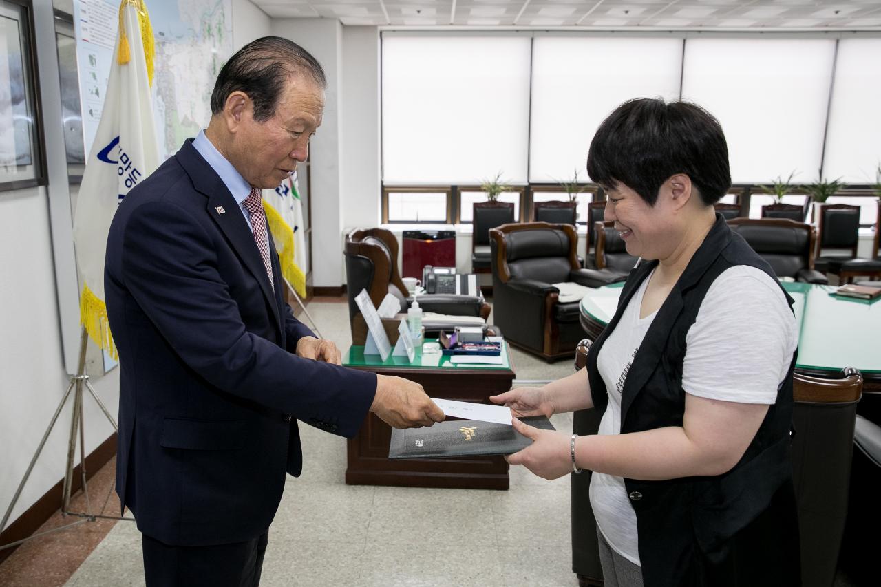 시간여행축제 아이디어 공모전 시상식