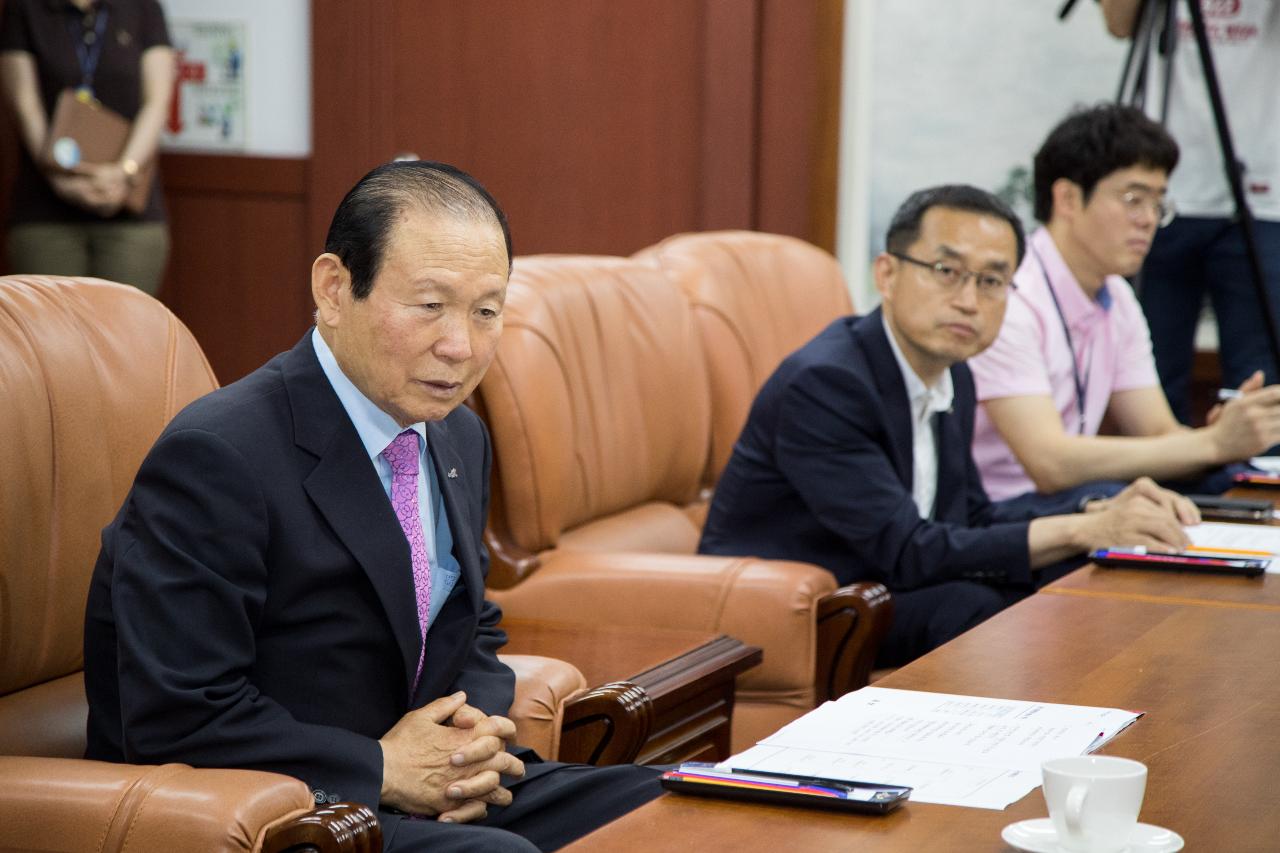 중국 청원시 부시장일행 방문