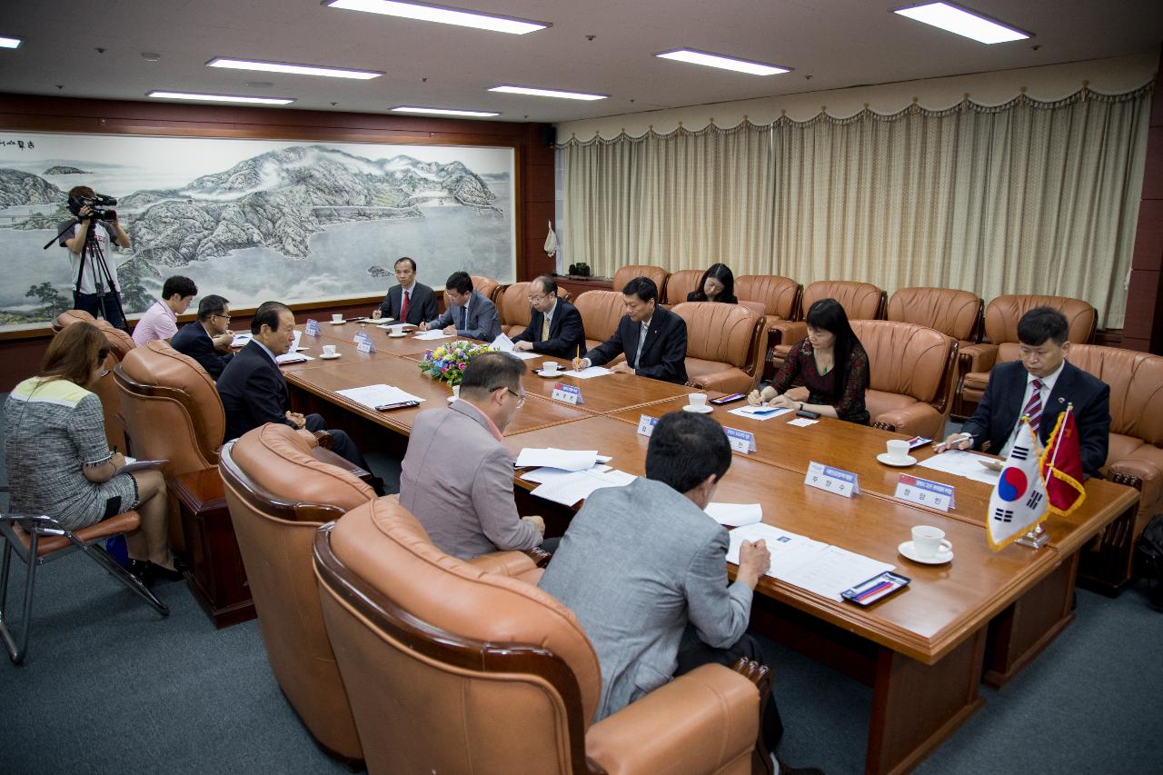 중국 청원시 부시장일행 방문