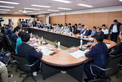 국민의당 비상대책위원회 조선업종 구조조정에 따른 간담회