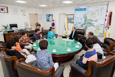 미국 타코마시 대한부인회 군산방문