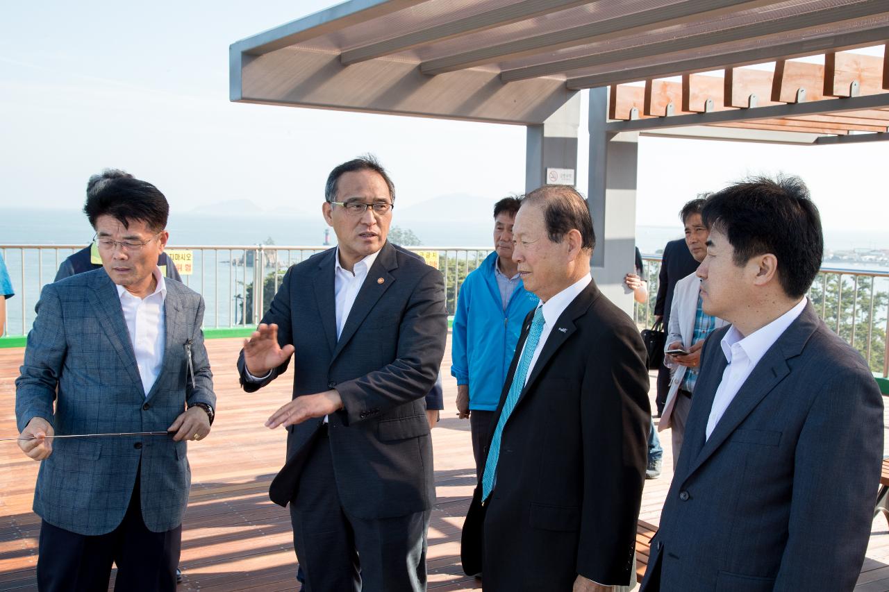 행자부장관 고군산연결도로 방문