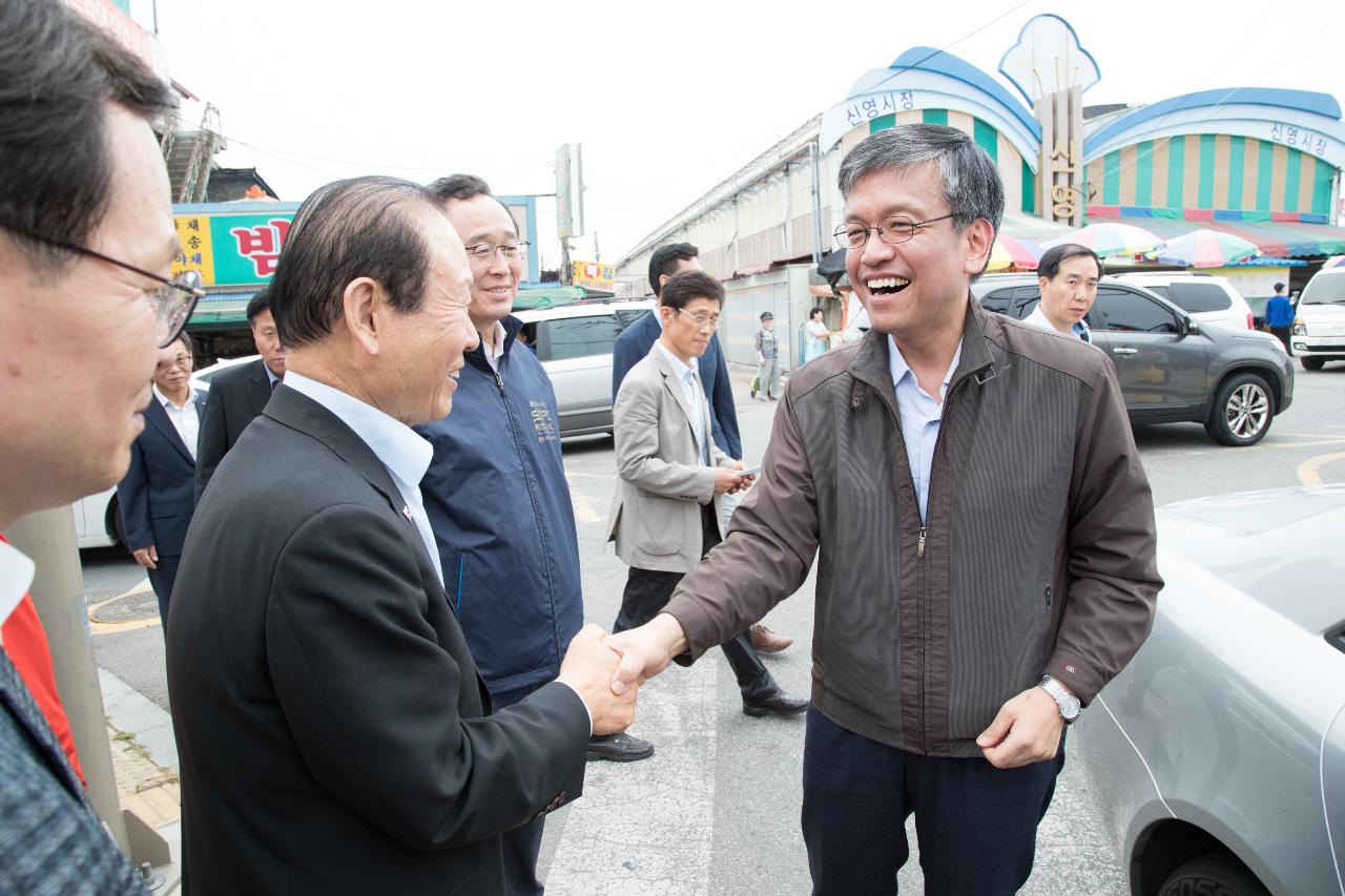 기획재정부차관 군산방문(공설시장,JY중공업)