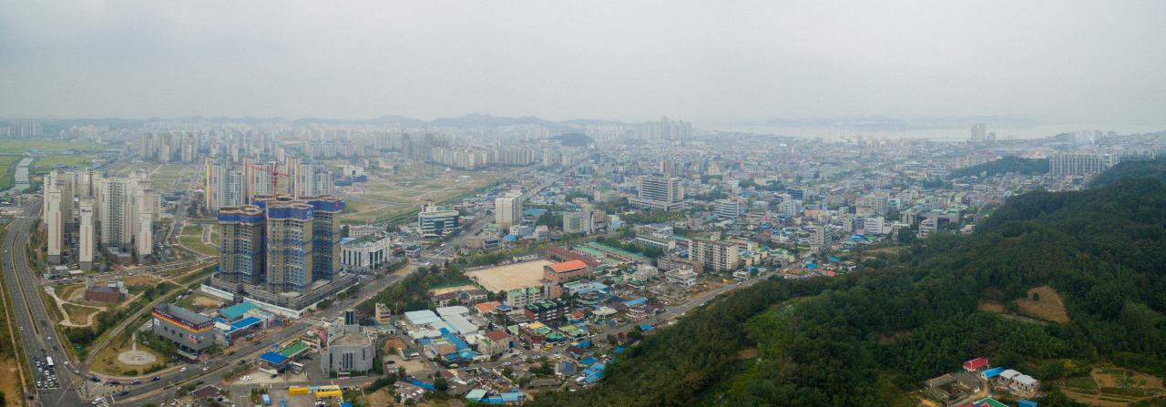 전북대학교병원 부지 드론 사진