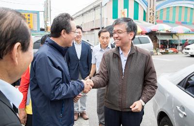 기획재정부차관 군산방문(공설시장,JY중공업)