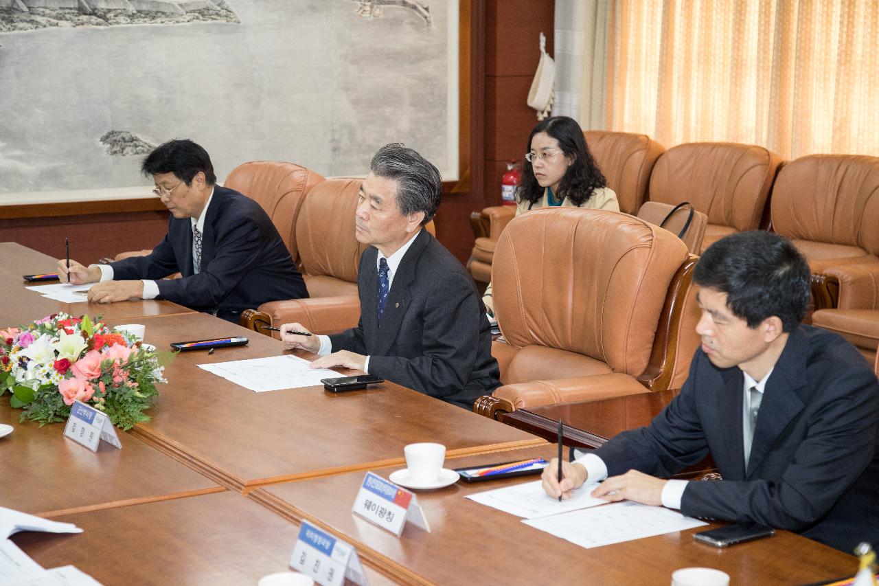 중국 동영시 상무위원회 면담