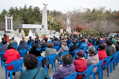 故 문광욱일병 흉상 제막식