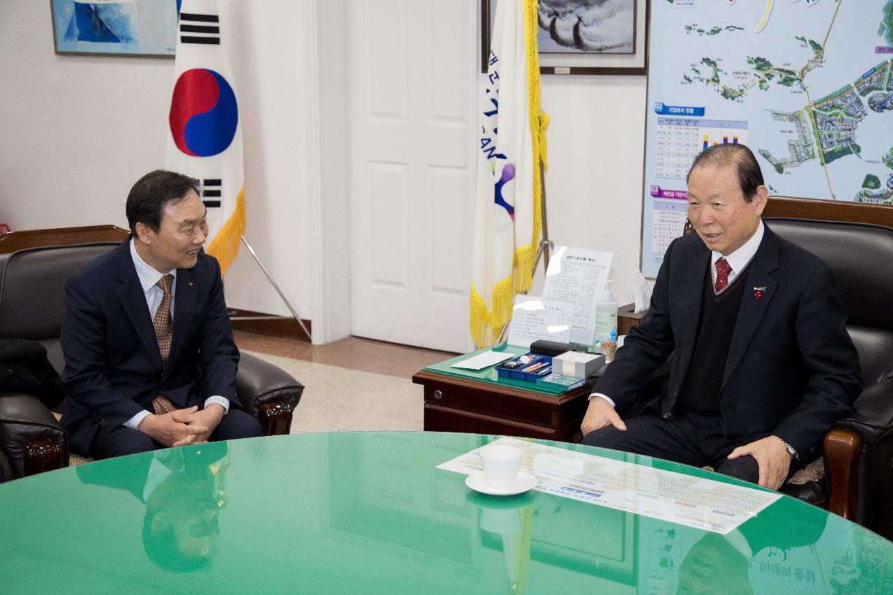 장학금 기탁식(군장에너지)