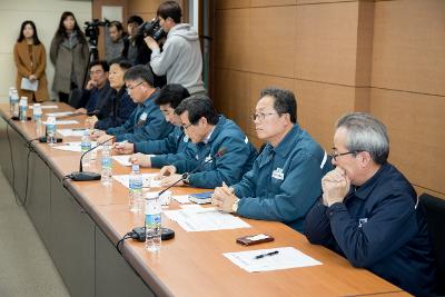 국민의당 천정배 대선후보 군산조선업체와 간담회