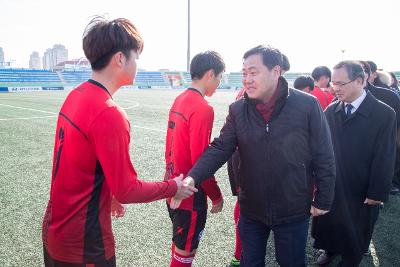 금석배 축구대회 개막식