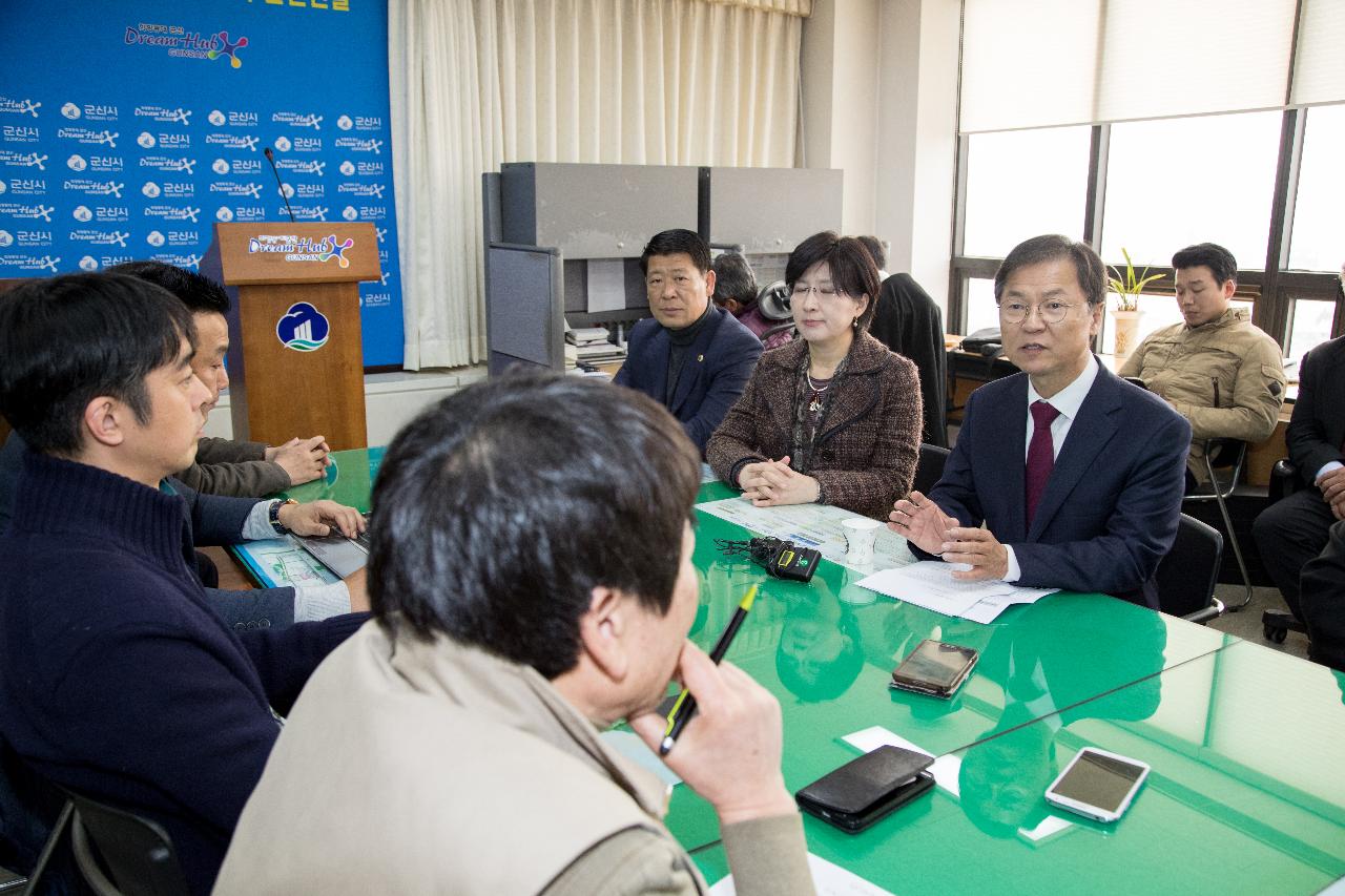 국민의당 천정배 대선후보 방문