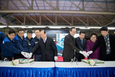 한국GM 군산공장 신차 양산 기념행사